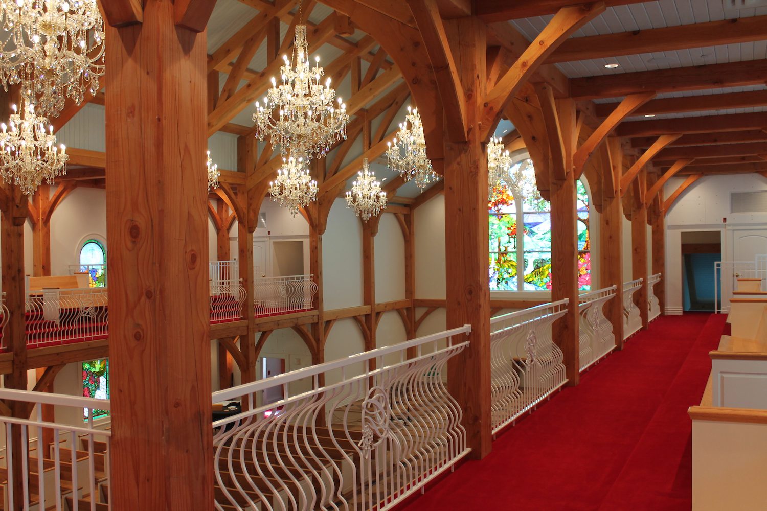 The Greenbrier Chapel seating, balcony view 3