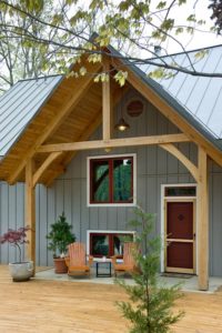 Timber Frame Front Porch