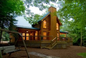 Timber Frame Back Porch