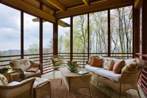 Timber Frame Screened Porch