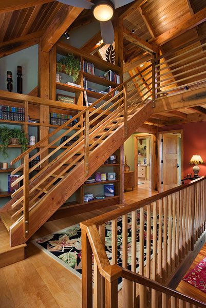 Timber Frame Stairs