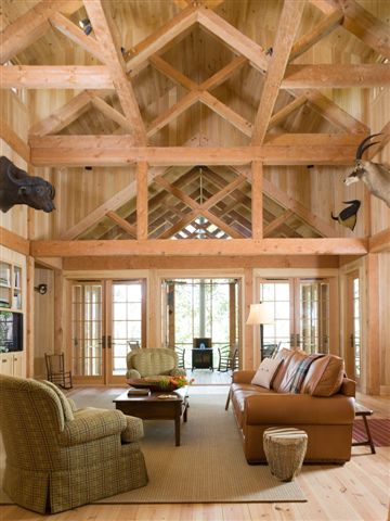 Timber Frame Great Room