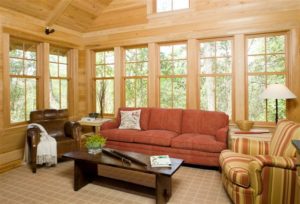 Timber Frame Living Room