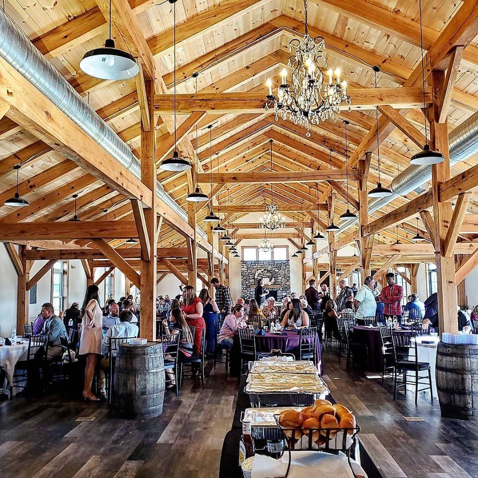 Catered party - Fox Meadow Barn - Blue Ridge Timberwrights Event Venues Gallery